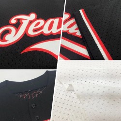 Custom White Black-Gray Mesh Authentic Throwback Baseball Jersey Custom White Black-Gray Mesh Authentic Throwback Baseball Jersey